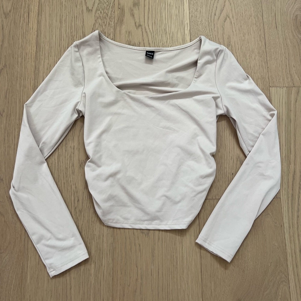 Off-White Long Sleeve Top